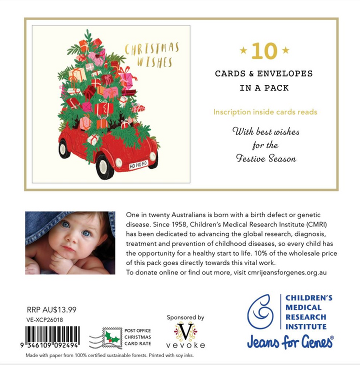 Christmas Card Wallet - CMRI - Presents Galore