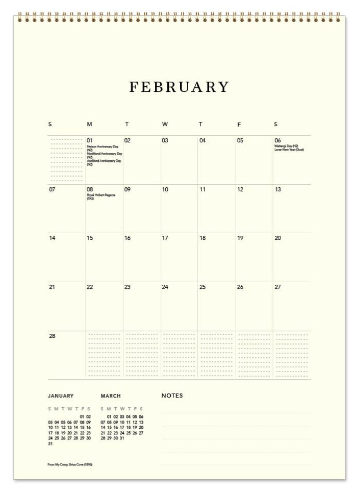 Vevoke Medium Calendar - Arthur Streeton - Australian Artist