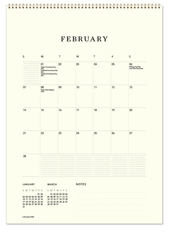 Vevoke Medium Calendar - Matisse