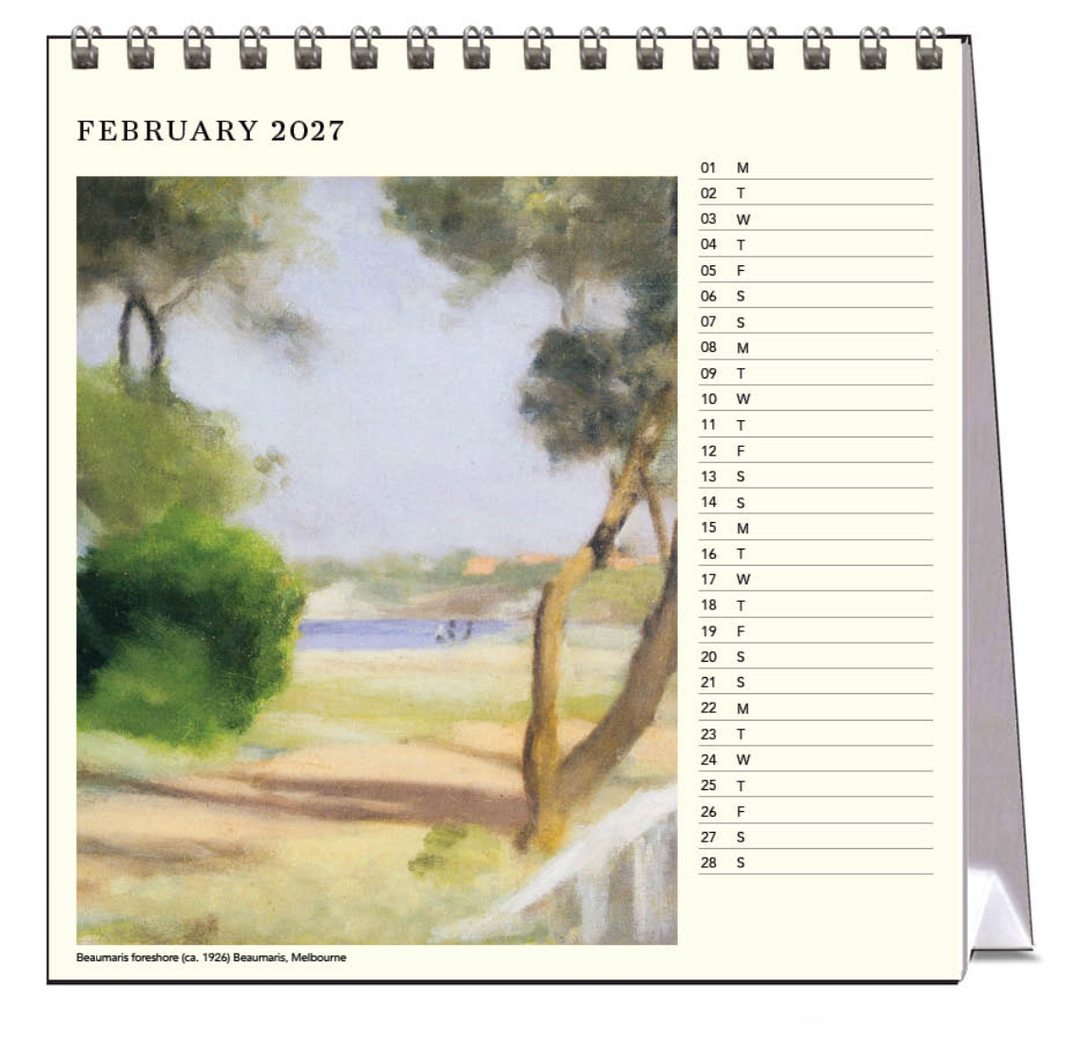 Vevoke Desk Calendar - Clarice Beckett - Australian Artist