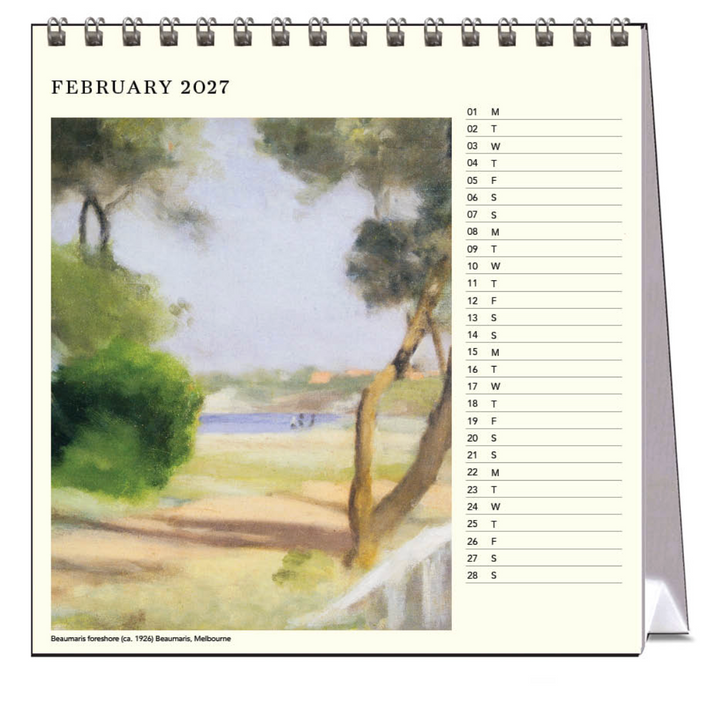 Vevoke Desk Calendar - Clarice Beckett - Australian Artist