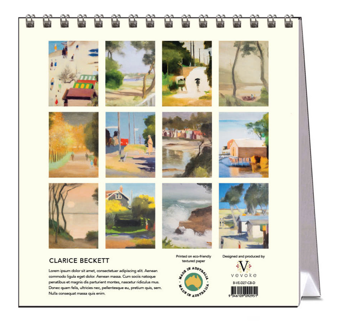 Vevoke Desk Calendar - Clarice Beckett - Australian Artist