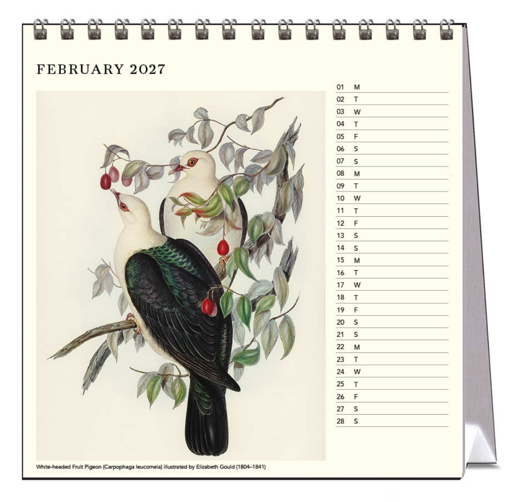 Vevoke Desk Calendar - Australian Birds - John Gould