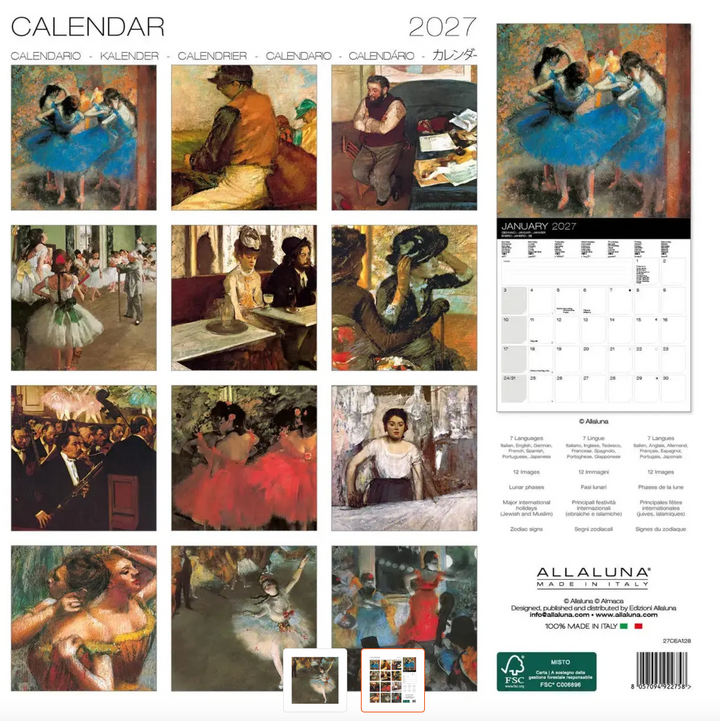 Allaluna 2027 Calendar - Hopper