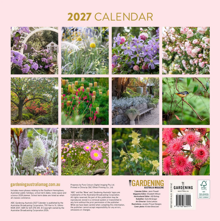 2027 ABC Gardening Australia - Calendar