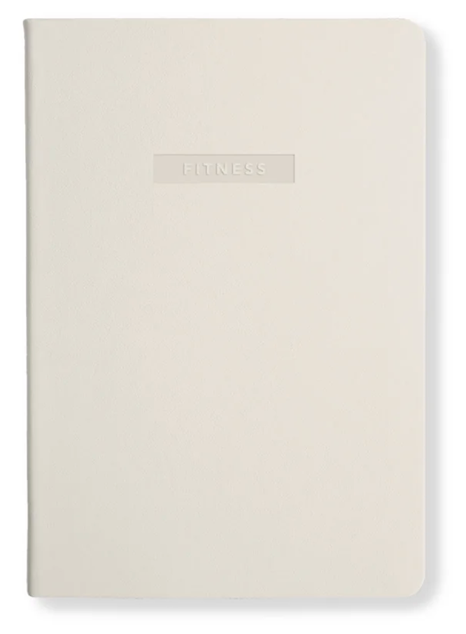 MiGoals A5 Fitness Journal - Vanilla