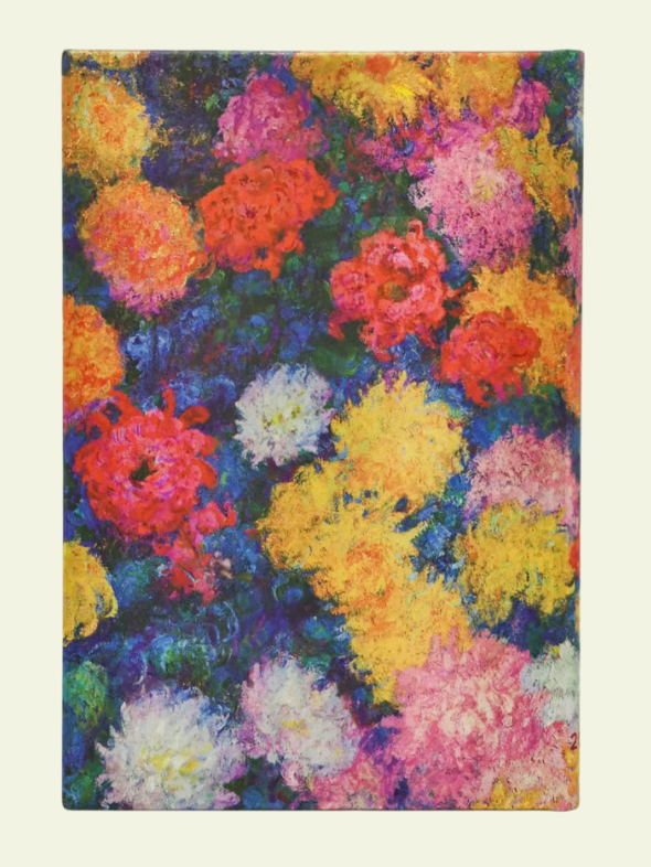 2027 Monet’s Chrysanthemums Maxi Horizontal 12-Month Hardcover Week Planner