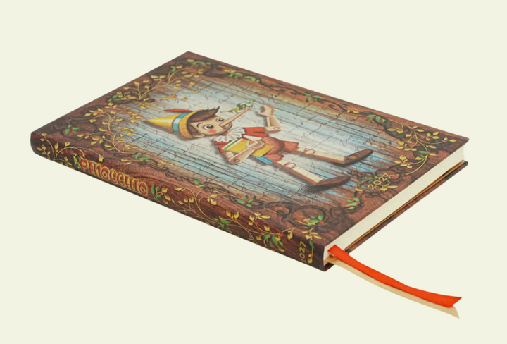 2027 Carlo Collodi, Pinocchio Maxi Horizontal 12-Month Hardcover Week Planner