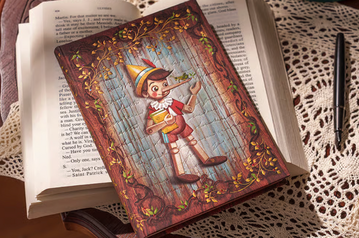 2027 Carlo Collodi, Pinocchio Maxi Horizontal 12-Month Hardcover Week Planner