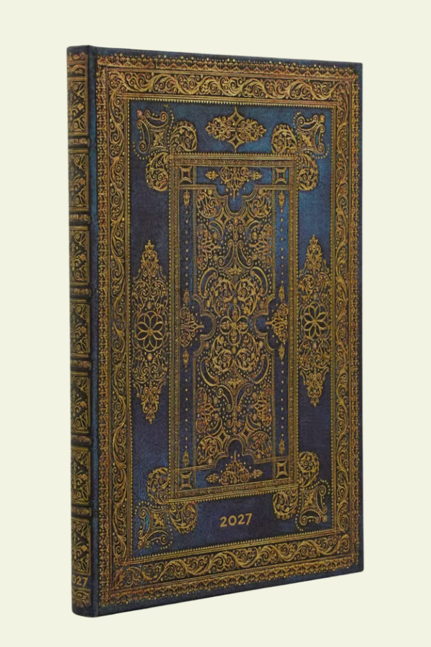 2027 Blue Luxe Maxi Horizontal 12-Month Hardcover Week Planner