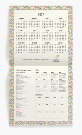 2027 Twigseeds Wall Calendar