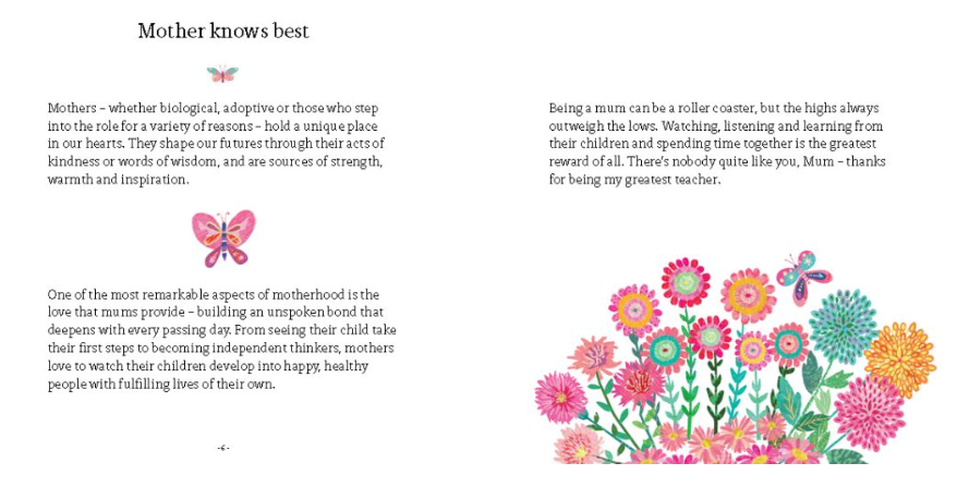 Book - For A Lovely Mum
