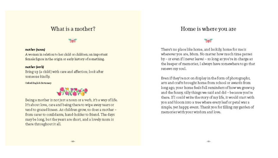 Book - For A Lovely Mum