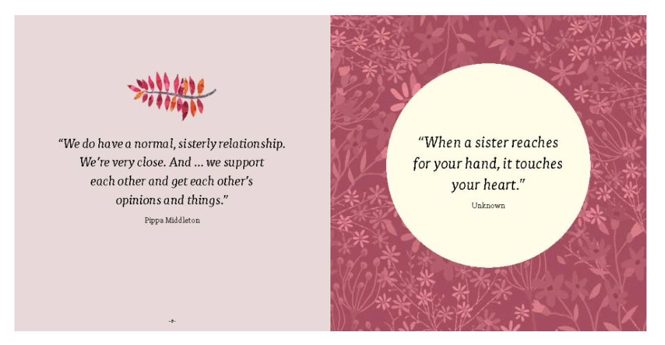 Book - For A Lovely Sister