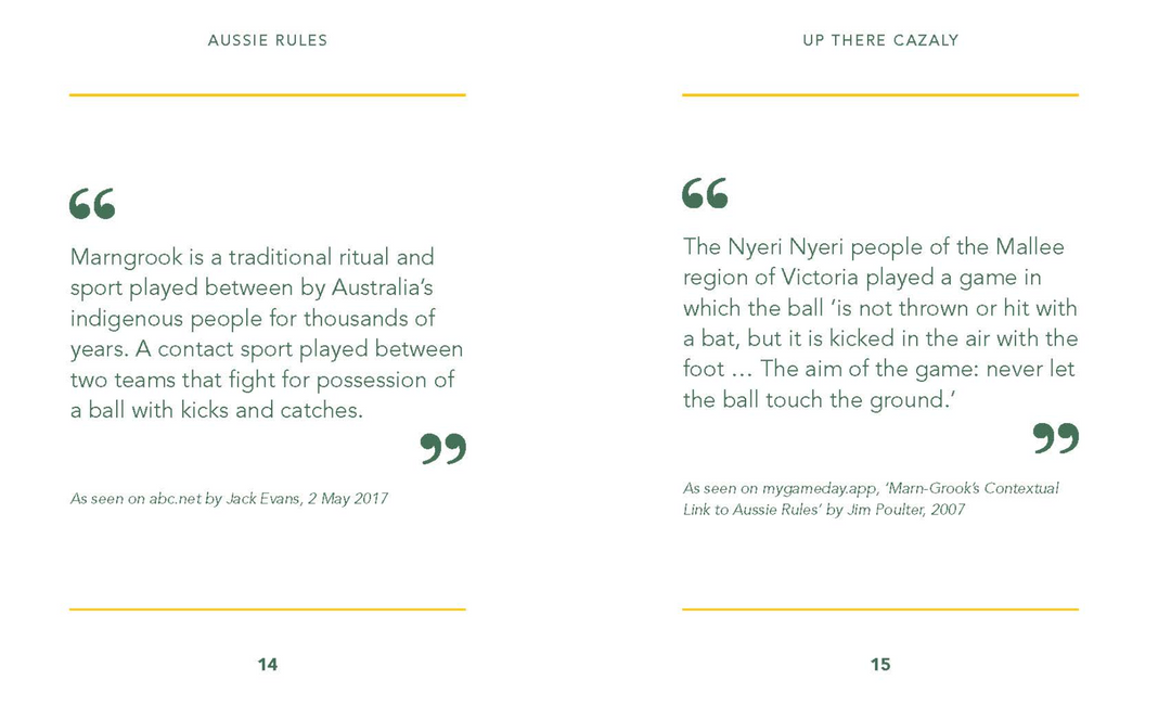 Book - The Little Book Of Aussie Rules