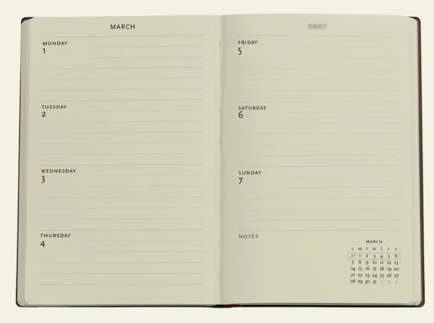 2027 Gathering Of Deities, Mini, Horizontal, Softcover Weekly Diary