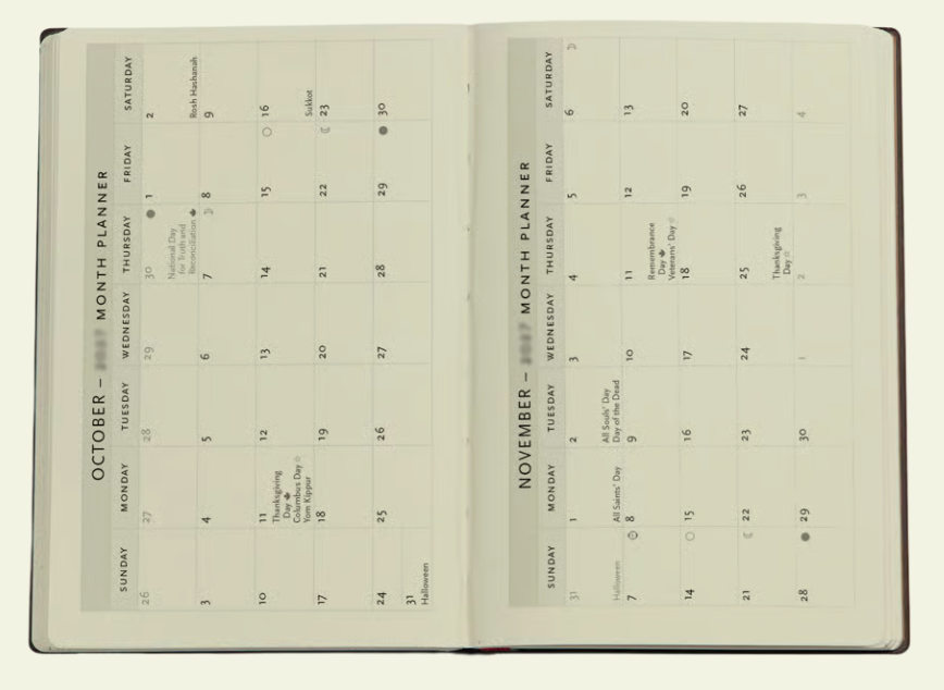 2027 Gathering Of Deities, Mini, Horizontal, Softcover Weekly Diary