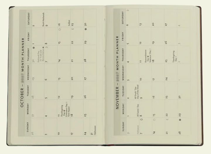 2027 Gathering Of Deities, Mini, Horizontal, Softcover Weekly Diary
