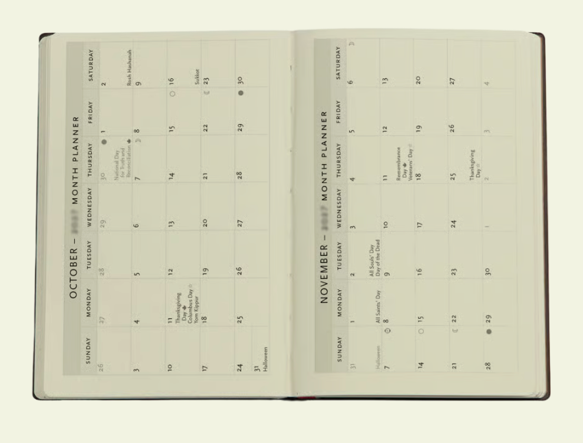 2027 St. Petersburg Mini Horizontal 12-Month Hardcover Week Planner