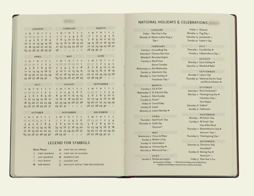 2027 St. Petersburg Mini Horizontal 12-Month Hardcover Week Planner