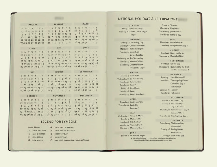 2027 St. Petersburg Mini Horizontal 12-Month Hardcover Week Planner