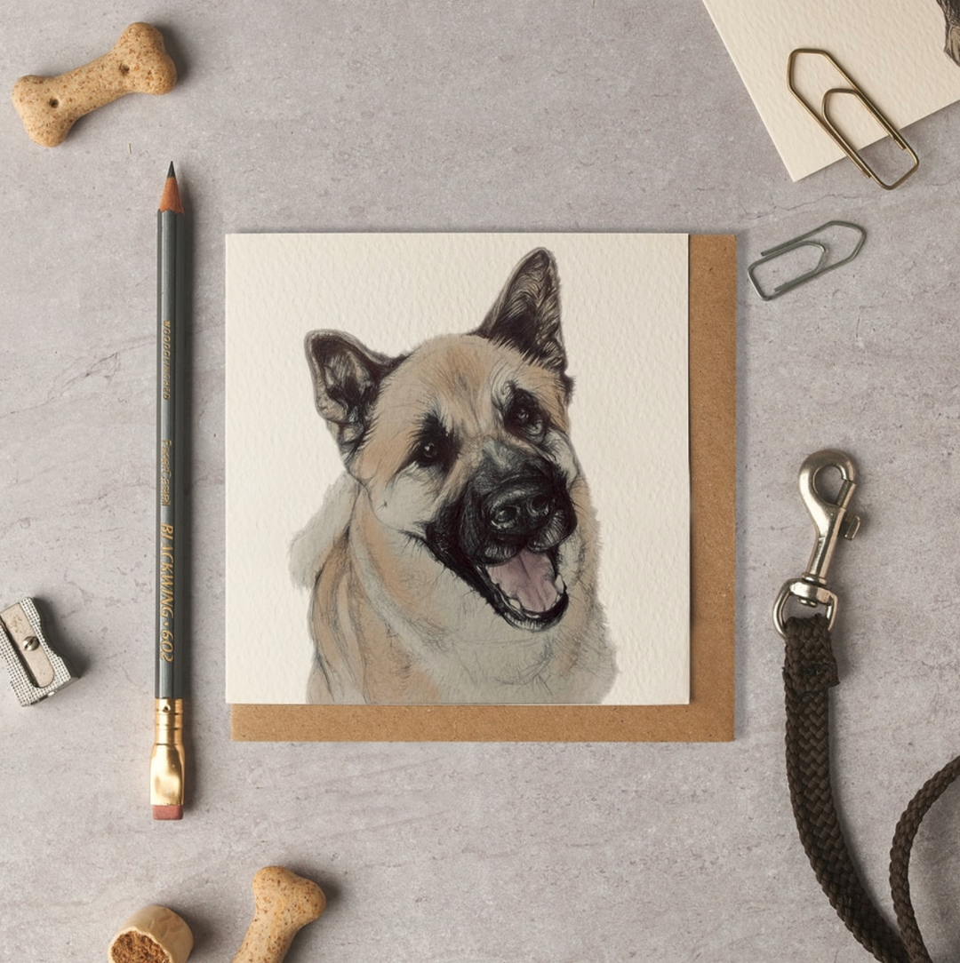 Olivia Bell Card - Sheru Akita