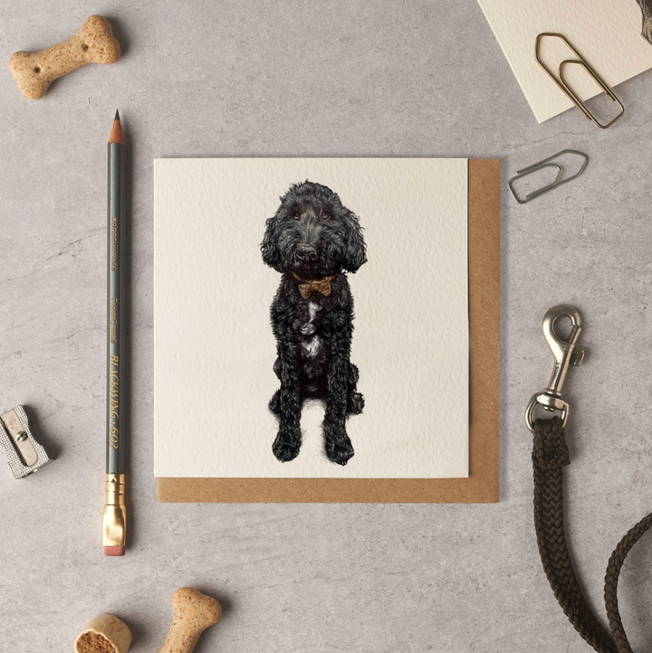 Olivia Bell Card - Lenny Poodle