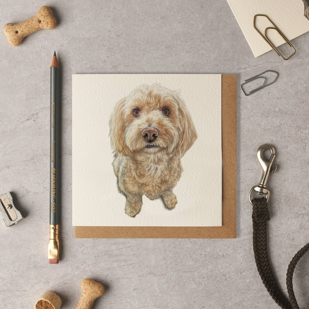 Olivia Bell Card - Jack Cockapoo