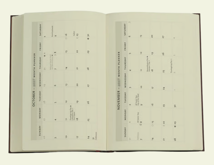 2027 Morris Pink Honeysuckle Maxi Horizontal 12-Month Softcover Flexi Week Planner