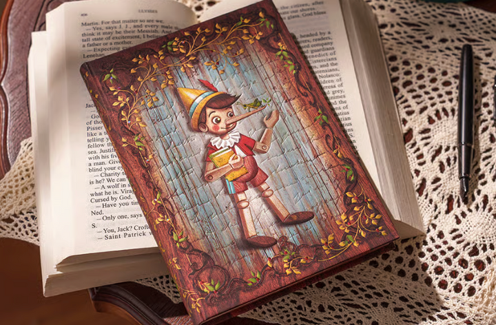 2027 Carlo Collodi Pinocchio, Ultra, Softcover Daily Diary