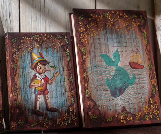 2027 Carlo Collodi Pinocchio, Ultra, Softcover Daily Diary