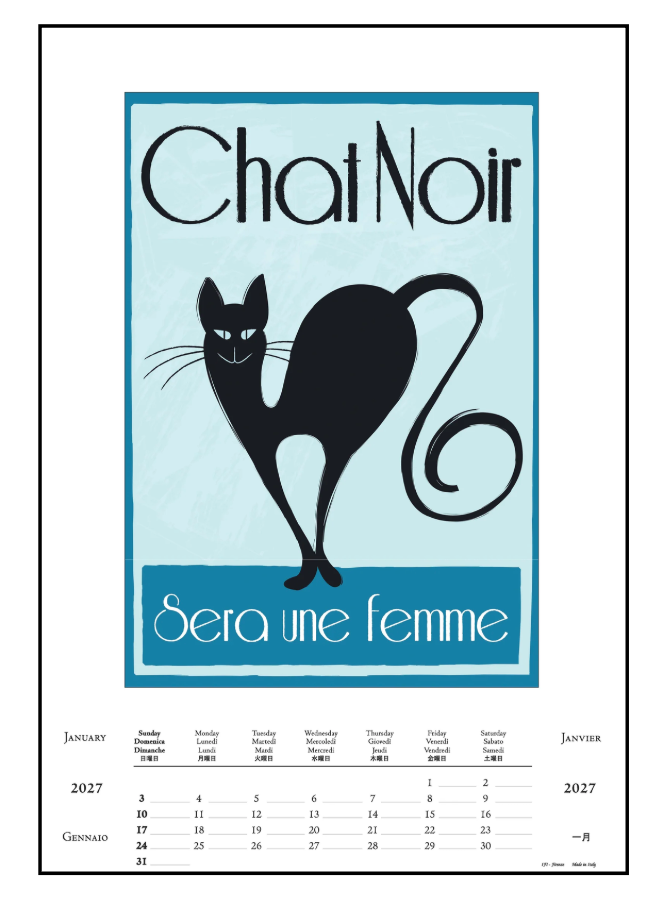 IFI 2027 Art Calendar - Large - Gatti