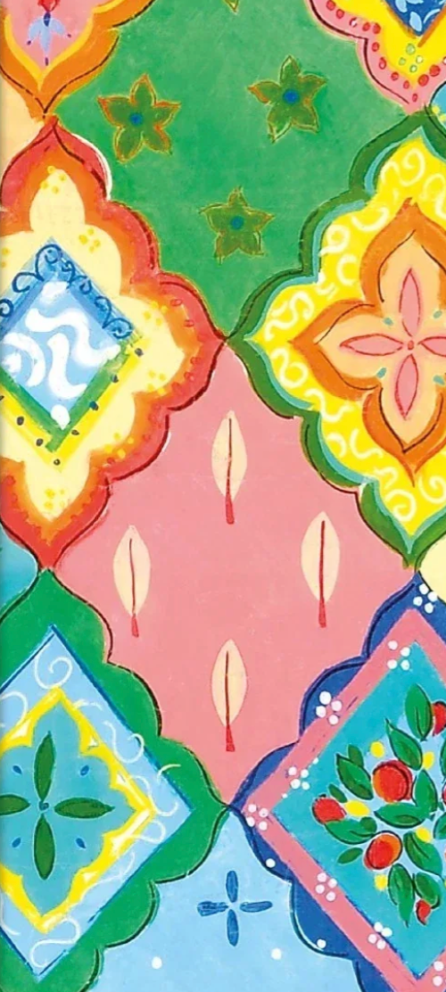 Sarah Campbell Tissue Paper 4 Pack - Moroccan Windows