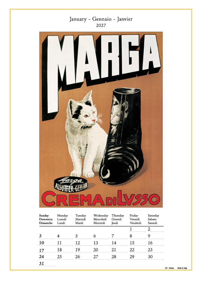 IFI 2027 Art Calendar - Medium - Chat Noir