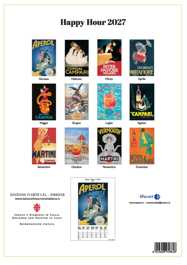 IFI 2027 Art Calendar - Medium - Happy Hour