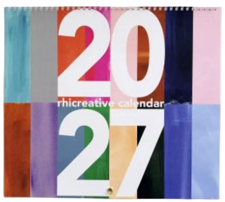 Rhicreative 2027 Wall Calendar