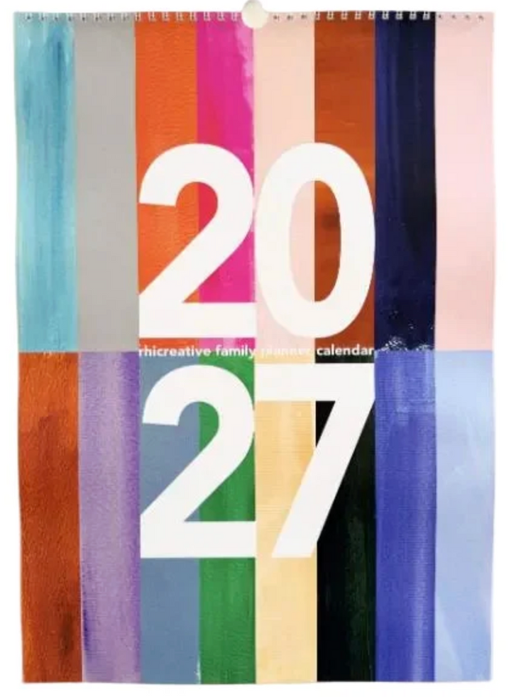 Rhicreative 2027 Family Wall Calendar