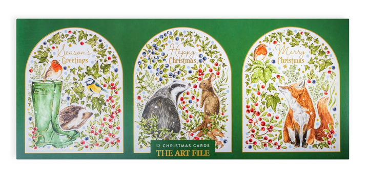 Trio Boxed Cards - Countryside Xmas