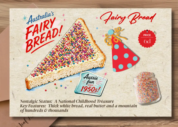 Willow & Leaf - Retro Australian Food Postcard Set