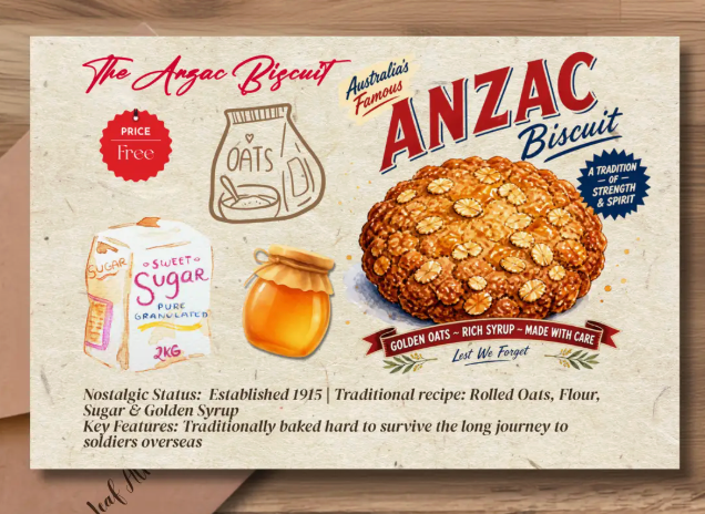 Willow & Leaf - Retro Australian Food Postcard Set