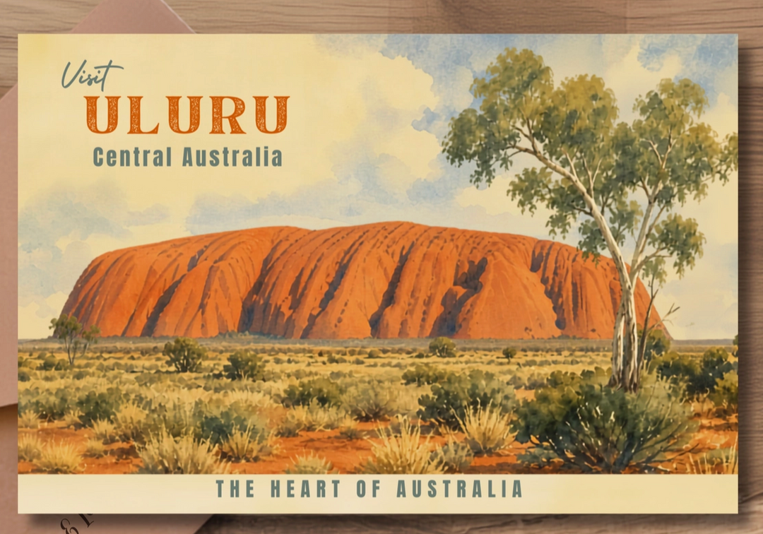 Willow & Leaf - Vintage Australian Travel Postcard Set