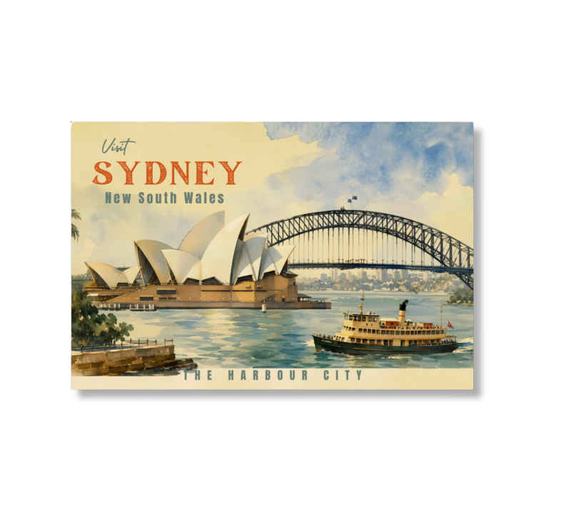 Willow & Leaf - Vintage Australian Travel Postcard Set