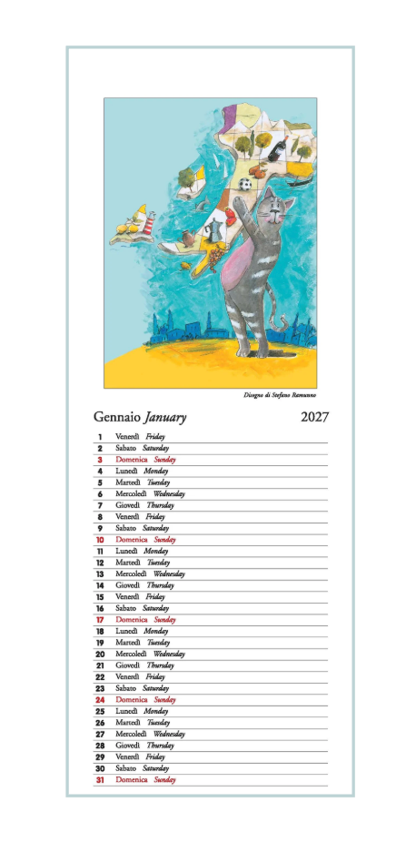 IFI 2027 Slim Calendar - Gatti