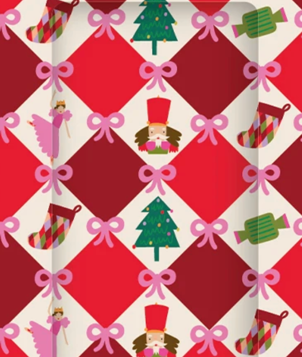 Tissue Paper (4 Sheets) - Nutcracker Harlequin