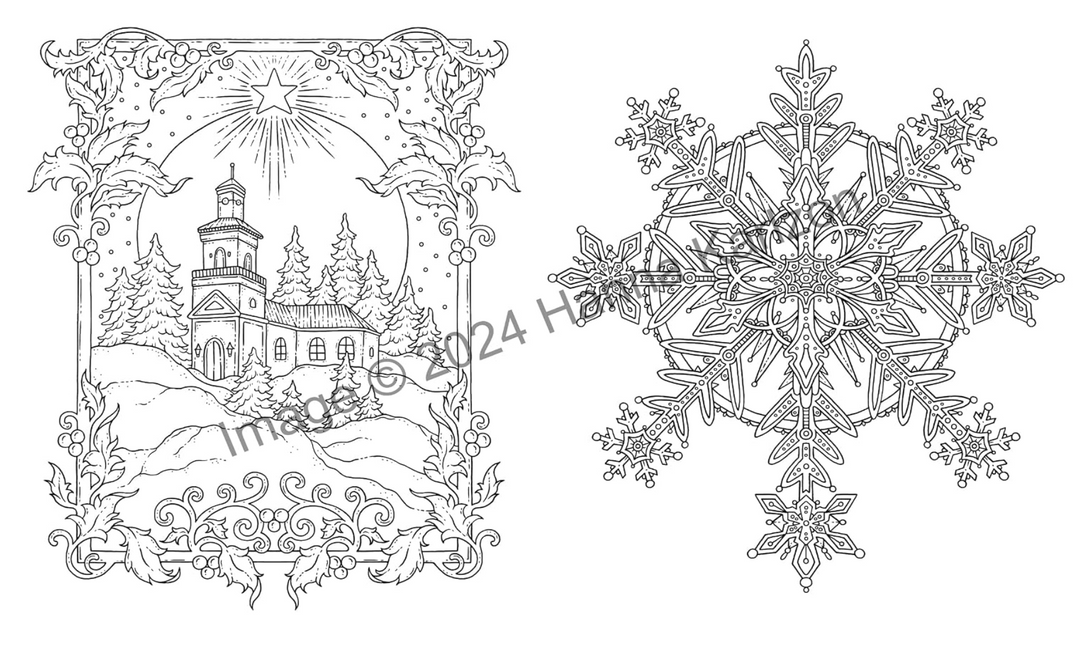 Hanna Karlzon - Merry Christmas Colouring Book