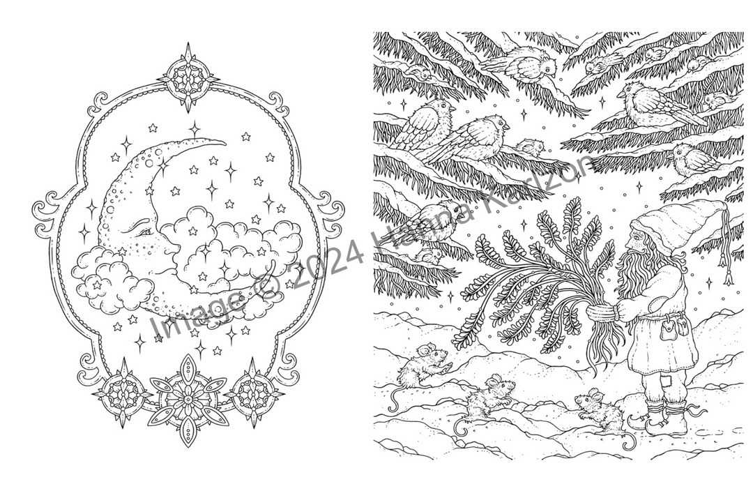Hanna Karlzon - Merry Christmas Colouring Book