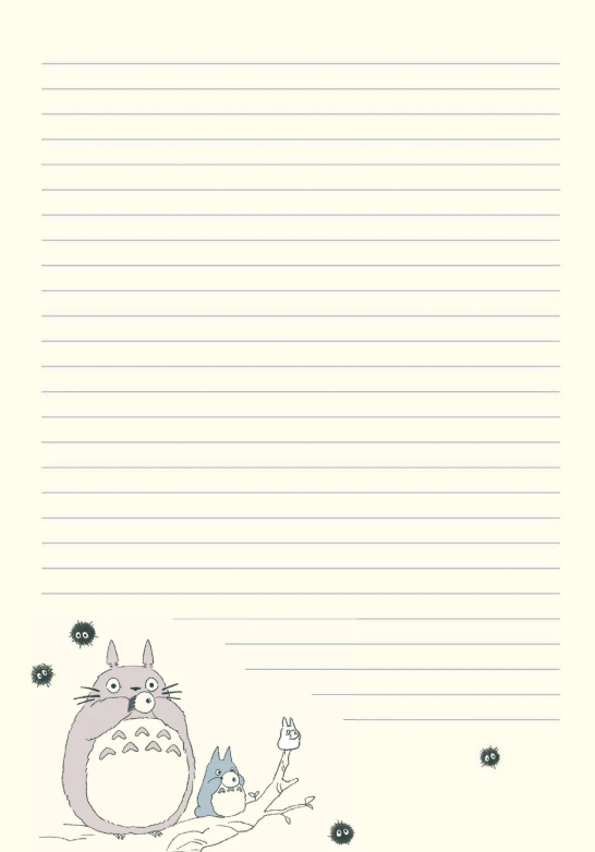 Studio Ghibli Stationery Set - My Neighbour Totoro