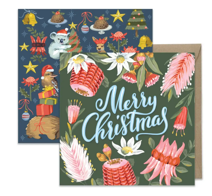 Earth Greetings - Boxed Christmas Cards - Christmas Garland
