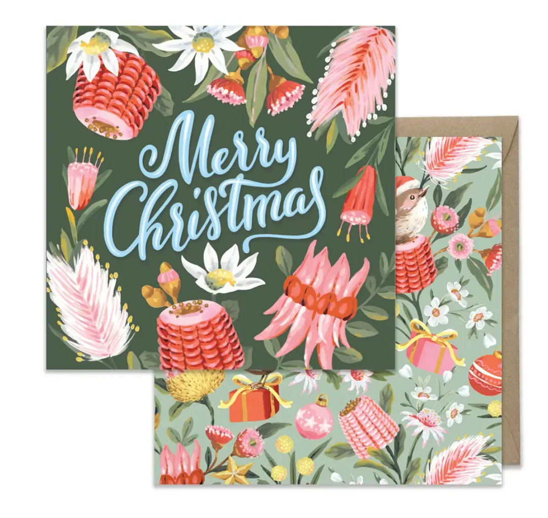Earth Greetings - Boxed Christmas Cards - Festive Wrens