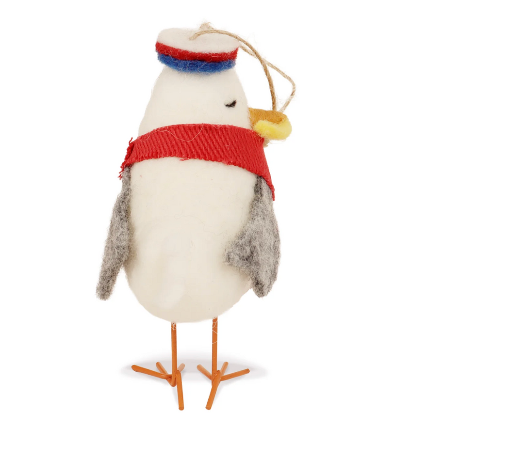 Felt Ornament - Chippy Seagull